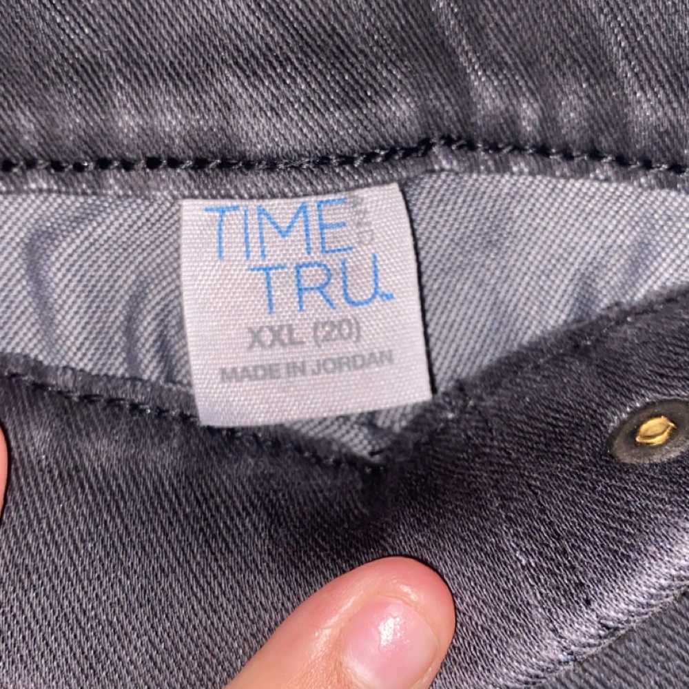 Time and tru black jeggings